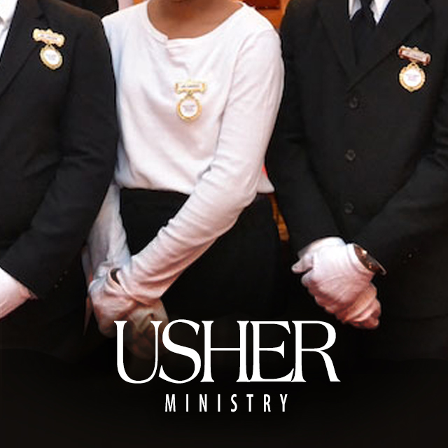 images of ushers in church